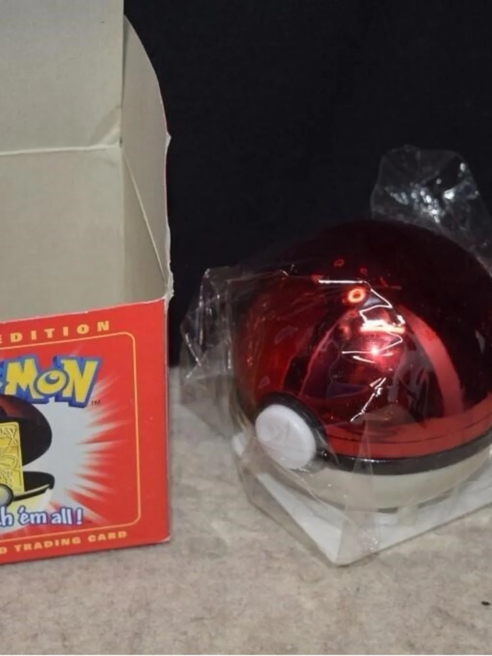 1999 Pokemon Mewtwo Burger King 23K Gold Plated Card Pokeball Sealed